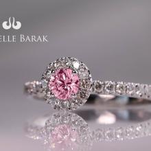 Engagement ring, Danielle Barak, color diamonds, diamonds, diamond jewelry, color jewelry